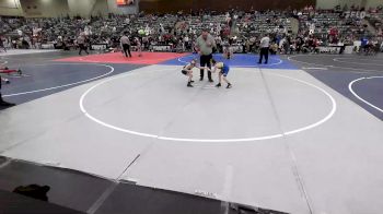 54 lbs Consi Of 16 #2 - Beau Bakkie, Yuba Sutter Combat vs Owen Conner, Cloverdale Wresting Club