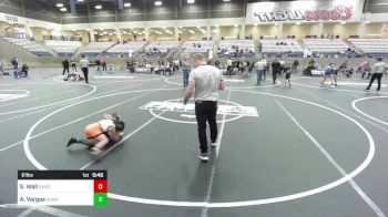 61 lbs Semifinal - Swayze Wall, Randall WC vs Aiden Vargas, Dumas Wrestling