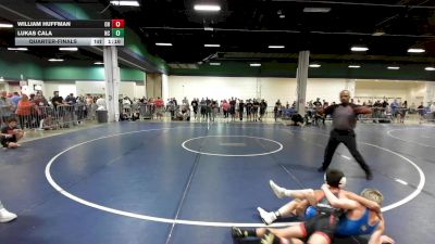 80 lbs Quarterfinal - William Huffman, OH vs Lukas Cala, NC