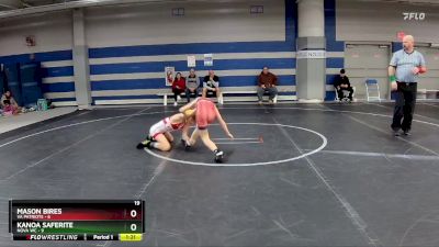 84 lbs Round 4 (8 Team) - Kanoa Saferite, NOVA WC vs Mason Bires, VA Patriots