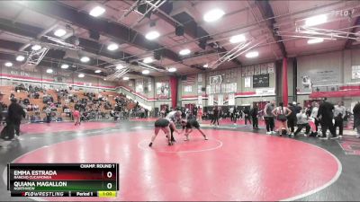 170 lbs Cons. Round 4 - Emma Estrada, Rancho Cucamonga vs Quiana Magallon, Northview