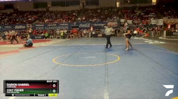 D 2 285 lbs Quarterfinal - Colt Fisher, Sam Houston vs Darion Gabriel, Carencro