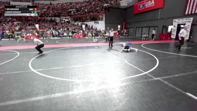 72 lbs Cons. Round 2 - Jep Kirchner, Milton Monsters Wrestling Club vs Landon Everson, Clear Lake