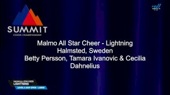 Malmo All Star Cheer - Lightning [2025 L4 IASF Open - Large Semis] 2025 The Summit