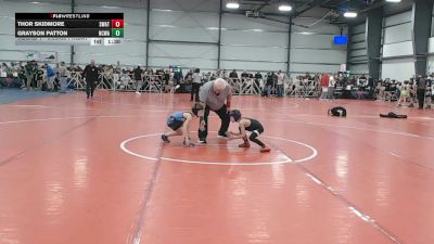 48 lbs Round 1 - 9:00am Friday - Thor Skidmore, Michigan S.W.A.T vs Grayson Patton, NCWAY National Team