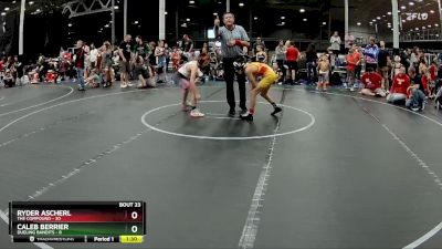 84 lbs Round 6 (8 Team) - Ryder Ascherl, The Compound vs Caleb Berrier, Dueling Bandits