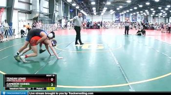 115 lbs Rd# 7- 10:45am Saturday Final Pool - Teagan Lewis, Maryland Black vs Cameron Haines, Minion Green