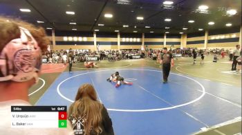 54 lbs Quarterfinal - Victor Urquijo, Juggernaut WC vs Liam Baker, Savage House WC