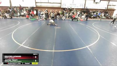 95 lbs Quarterfinal - Jaxten Tracy, Aviator Wrestling Academy vs Graysen Howard, Emery All Stars