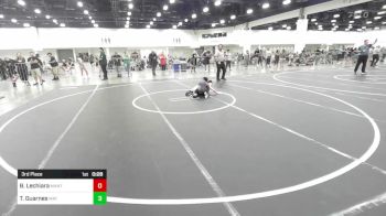 83 lbs 3rd Place - Bruno Lechiara, Mantanona TC vs Tristan Guarnes, Mat Demon WC