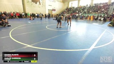 191 Girls Quarterfinal - Dianna Duarte, San Marcos vs Marlee Garrison, Oceanside