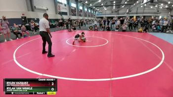 83 lbs Champ. Round 1 - Rylen Vazquez, 806 Takedown Wrestling vs Rylan Van Winkle, Amped Wrestling Club