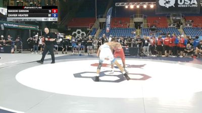 120 lbs Champ. Rd Of 128 - Mason Gibson, Texas vs Zavier Heater, Wyoming