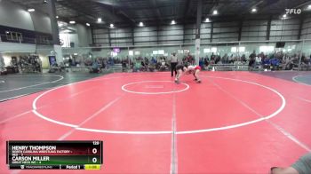 120 lbs Round 3 (4 Team) - Henry Thompson, NORTH CAROLINA WRESTLING FACTORY - RED vs Carson Miller, GREAT NECK WC