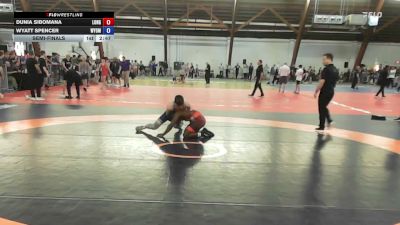 125A lbs Semifinal - Dunia Sibomana, Long Beach vs Wyatt Spencer, Wyoming Seminary