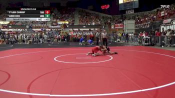120 lbs Quarterfinal - Judd Eck, Andale vs Tyler Chrisp, Tonganoxie Hs