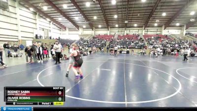 145+ Semifinal - Oliver Robins, SYRACUSE vs Rodney Sabin, Uintah Wrestling