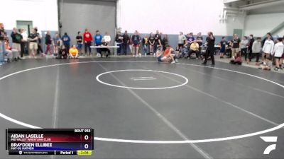 138 lbs Round 2 - Aidan LaSelle, Mid Valley Wrestling Club vs Braydden Ellibee, Mat-Su Matmen