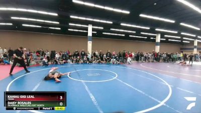 76-79 lbs Round 1 - Kahiau Gigi Leal, Texas vs Daisy Rosales, Silverback Wrestling Fort Worth