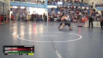 175 lbs Quarterfinal - Camden Crespi, Meridian vs Connor LeBeau, Eagle