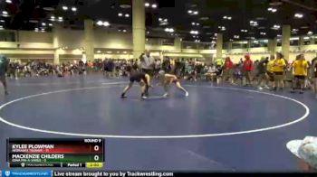 120 lbs Round 9 (10 Team) - Mackenzie Childers, Iowa Pin-A-Sarus vs Kylee Plowman, Nebraska Tsunami