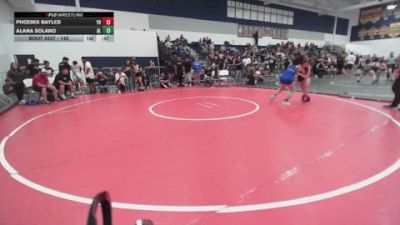 145 lbs Cons. Round 2 - Alana Solano, Alta Loma vs Phoenix Bayles, Yucca Valley