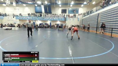 132 lbs Cons. Round 2 - Dante DeGiulio, Snake River vs Casey Harman, Highland