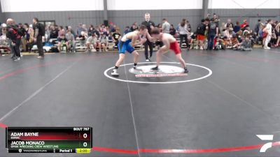 160 lbs Cons. Round 3 - Adam Bayne, NWWC vs Jacob Monaco, Omak Wrecking Crew Wrestling