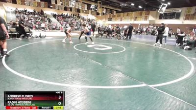 117 lbs Round 2 - Radin Hosseini, So Cal Hammers Wrestling vs Andrew Flores, Rough House Wrestling