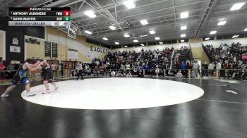 285 lbs Quarterfinal - Anthony Albanese, Fairfield Warde vs Gavin Martin, Southington