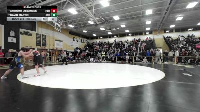 285 lbs Quarterfinal - Anthony Albanese, Fairfield Warde vs Gavin Martin, Southington