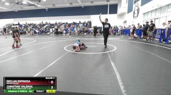 49 lbs Round 4 - Declan Espinosa, Rough House vs Christian Valdivia, Total Kaos Wrestling Club