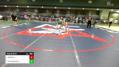 113 lbs Consi Of 32 #1 - Jacob Buffum, VA vs Trevor Christenson, KS