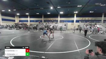 106 lbs Consi Of 8 #2 - Aaron Contreras, Legacy WC vs Elias Echeveste, Unattached