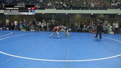 80 lbs 5th Place Match - Cannon Ziller, Alber Athletics vs Ryker Johnson, Eastern Oregon Elite