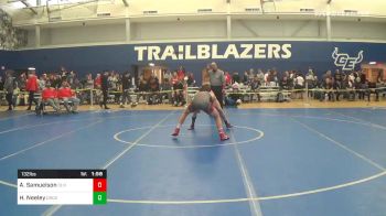 132 lbs Prelims - Alec Samuelson, Olathe North vs Hudson Neeley, Deer Creek