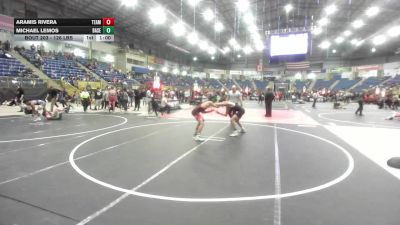 126 lbs Consi Of 16 #2 - Aramis Rivera, Team Montana vs Michael Lemos, Basement Brawlers