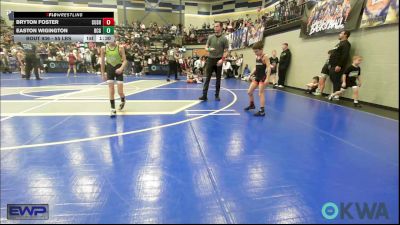 55 lbs Rr Rnd 3 - Bryton Foster, Cushing vs Easton Wigington, Blaine County Grapplers