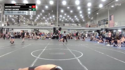 144 lbs Round 7 (8 Team) - Maksim Marrero, Pirates WC vs Jeffrey Archer, 84 Athletes