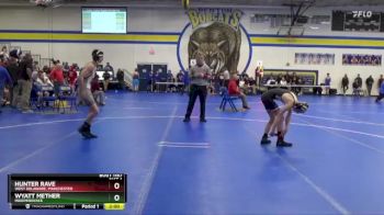 JV-3 lbs Round 3 - Wyatt Mether, Independence vs Hunter Rave, West Delaware, Manchester