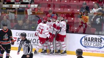 Caden Dabrowski Scores First USHL Goal Off Of Slick Feed From Hayden Russell