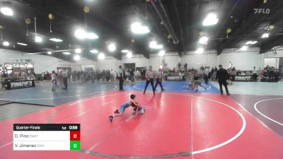 46 lbs Quarterfinal - Daniel Pino, Swat vs Vincent Jimenez, Grindhouse WC