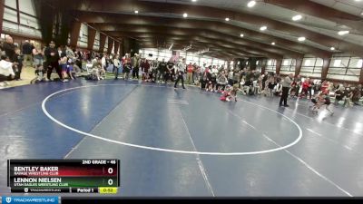 46 lbs Semifinal - Bentley Baker, Ravage Wrestling Club vs Lennon Nielsen, Utah Eagles Wrestling Club