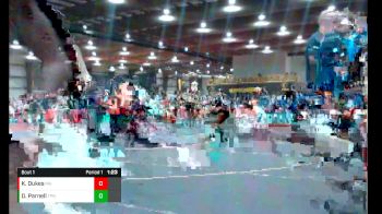 74 lbs Round 1 (6 Team) - Addie Lunn, Midwest Assasins vs Kelly Zacherl, Team Pennsylvania Red