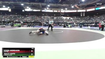 113 lbs Champ. Round 3 - Rocco White, Coeur D Alene vs Ryker Andreason, Owyhee