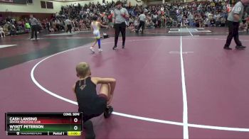 PW-11 lbs Cons. Semi - Wyatt Peterson, DC ELITE vs Cash Lansing, Denver Wrestling Club