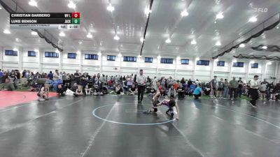 68 lbs Quarterfinal - Christian Barberio, WV Lunatics-EL vs Luke Benson, Jacket W.C.-EL