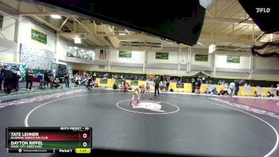 55 lbs Semifinal - Tate Lehner, Glasgow Wrestling Club vs Dayton Riffel, Magic City Wrestling