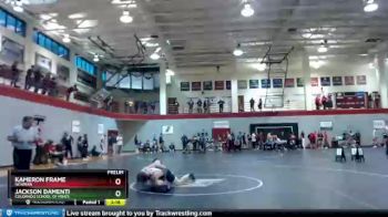 165 lbs Prelim - Jackson Damenti, Colorado School Of Mines vs Kameron Frame, Newman