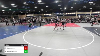 109 lbs Round Of 64 - Taylor Rogers, Gold Rush Wr Acd vs Mariah Melendez, Animal House WC